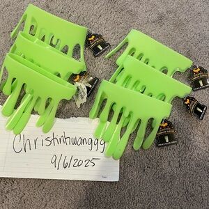 Target Bulleyes Green Slime Tumbler Sleeve Glow in Dark bundle of 6